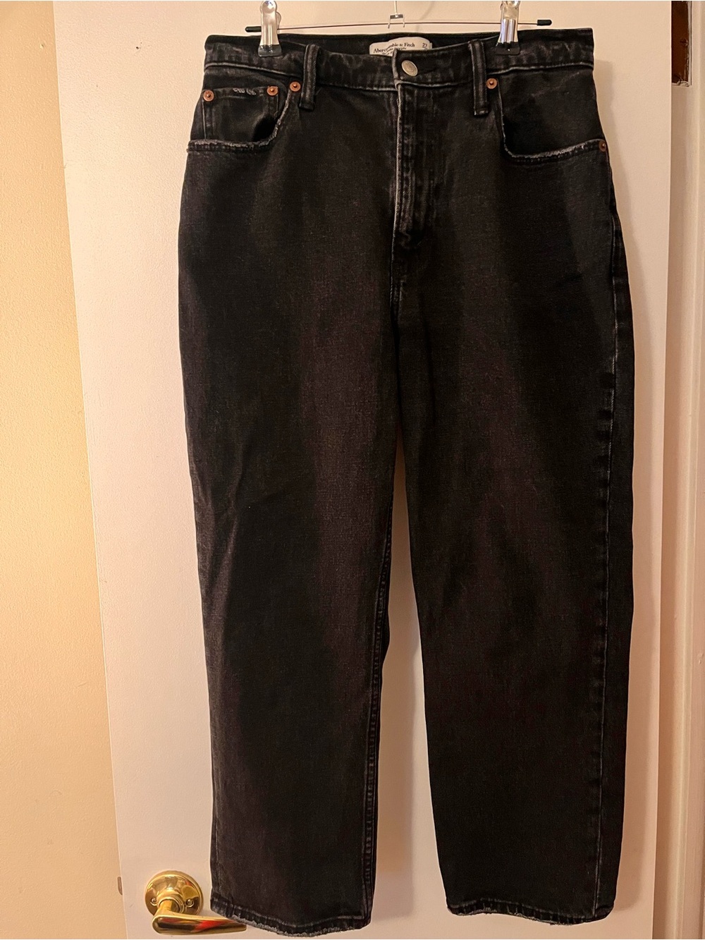 Abercrombie & Fitch Black Straight Jeans